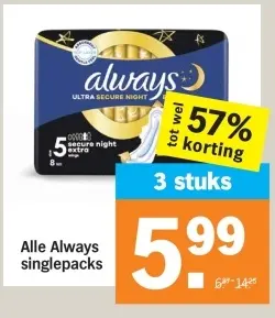 Aanbieding: Always Ultra Secure Night