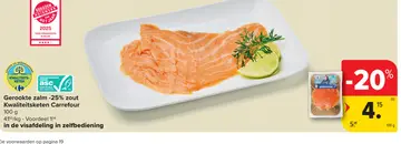 Aanbieding: Gerookte zalm -25% zout Kwaliteitsketen
