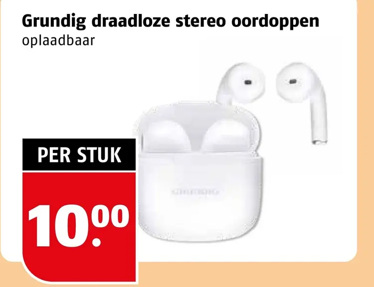 Aanbieding: Draadloze stereo oordoppen