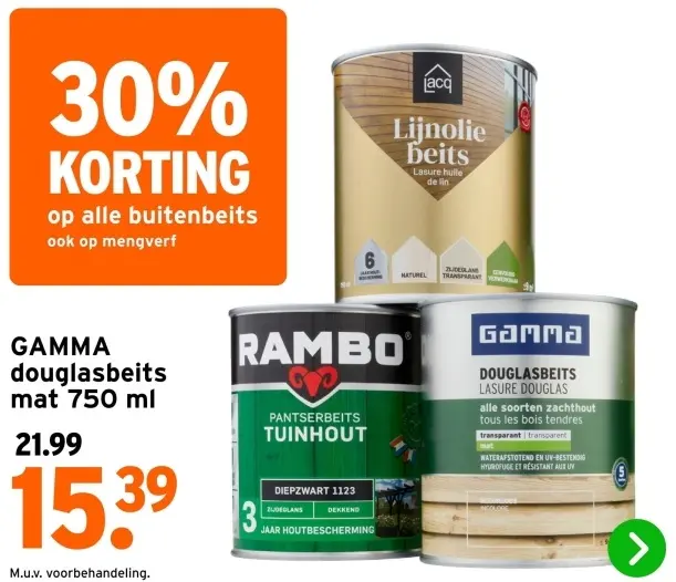 Aanbieding: Douglasbeits mats 750 ml