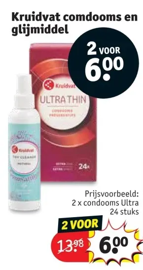 Promotie: comdooms en glijmiddel