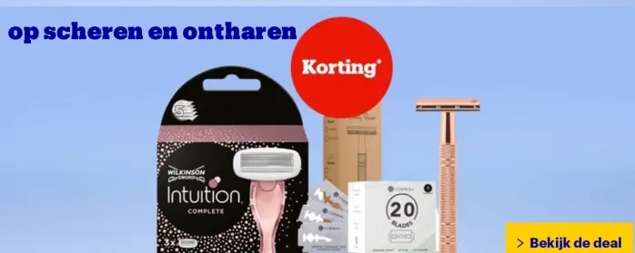 Aanbieding: Scheren en ontharen