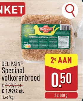 Promotie: speciaal volkorenbrood