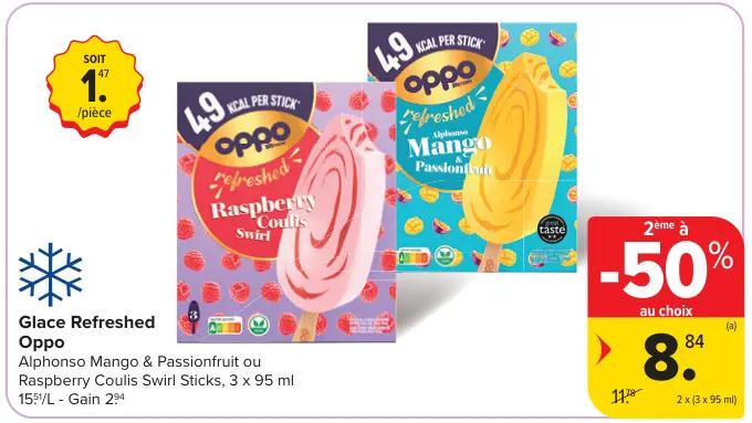 Offre: Glace Refreshed