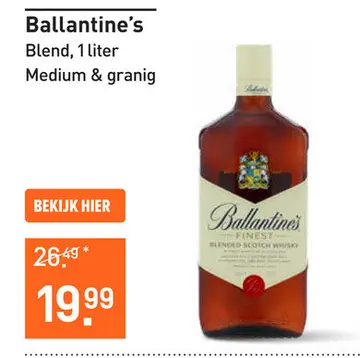 Aanbieding: Ballantine's