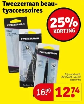 Promotie: Tweezerman beautyaccessoires
