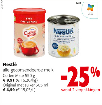 Aanbieding: Nestlé geconsendeerde melk Coffee Mate