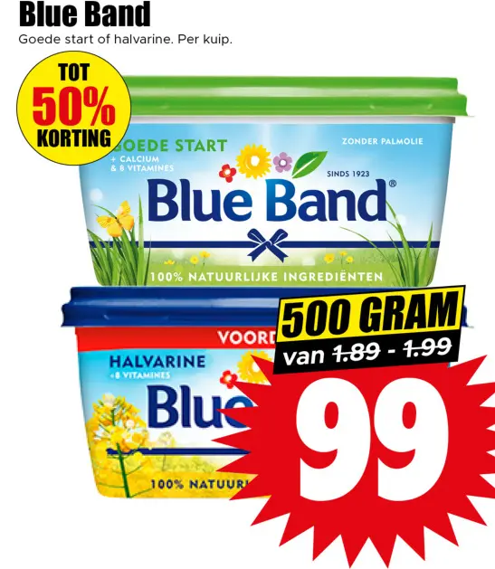 Aanbieding: Blue Band Goede start of halvarine