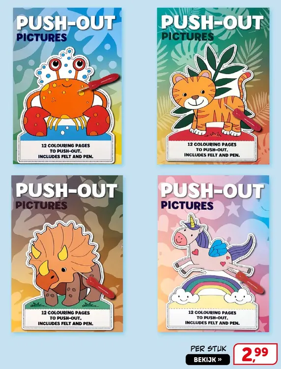 Aanbieding: Push-out Pictures