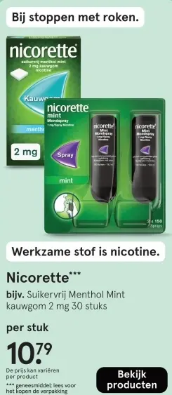 Aanbieding: Nicorette