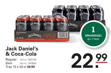 Aanbieding: Jack Daniel's & Coca-Cola
