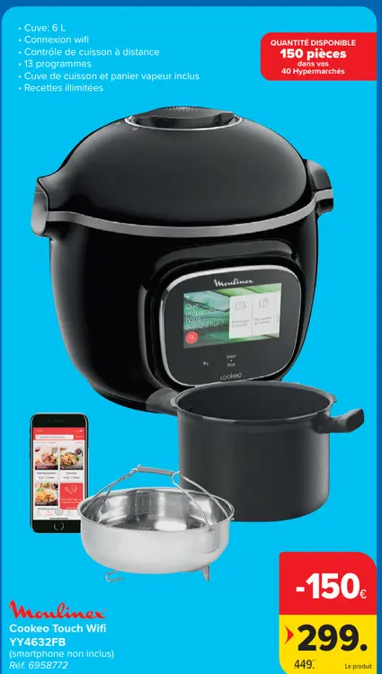 Offre: Cookeo Touch Wifi