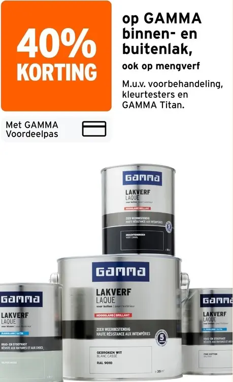 Aanbieding: GAMMA Binnen- en buitenlak