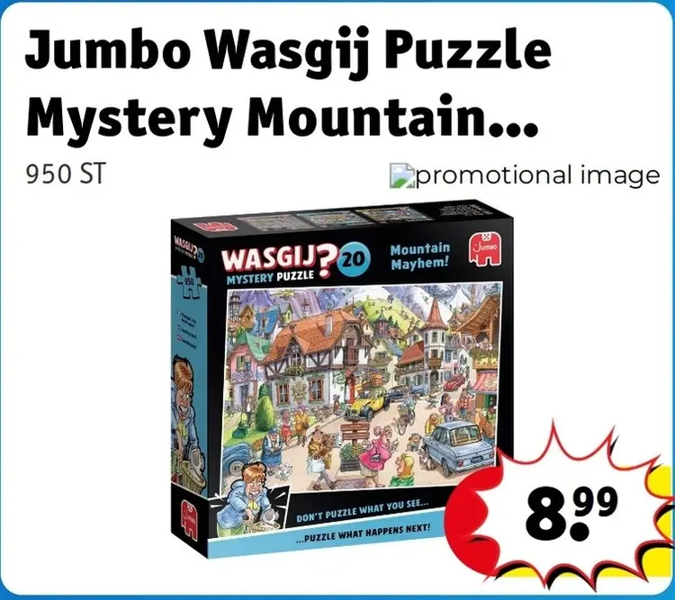 Offre: Jumbo Wasgij Puzzle Mystery Mountain Mayhem!