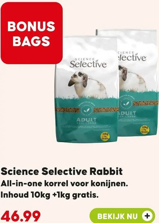 Aanbieding: Rabbit All-in-one korrel voor konijnen