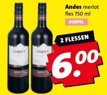 Aanbieding: Andes merlot