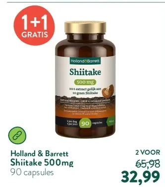 Aanbieding: Shiitake 500mg