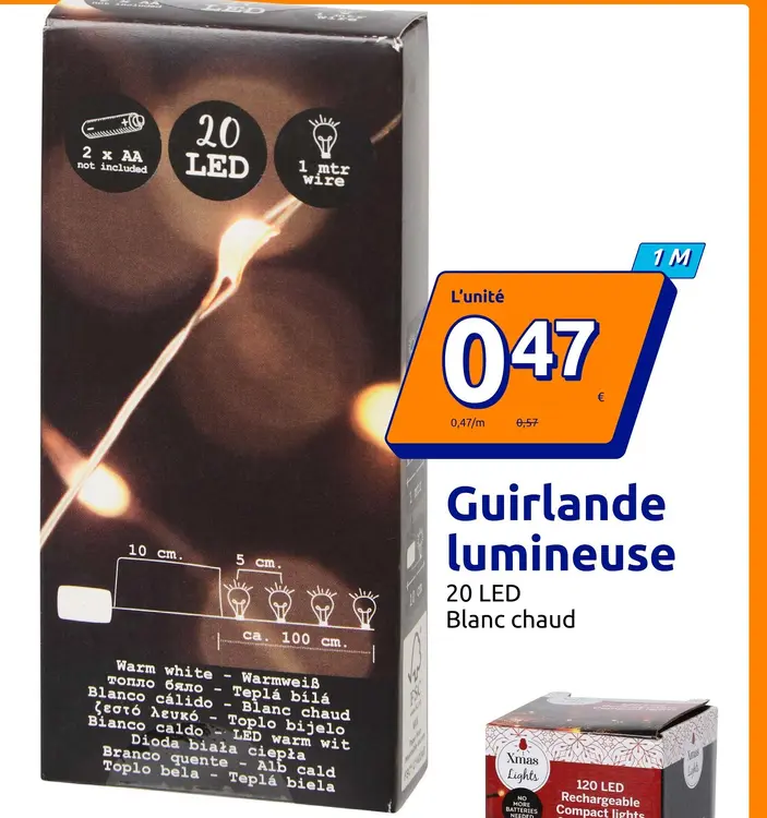 Offre: Guirlande lumineuse