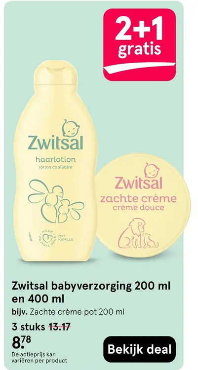 Aanbieding: Babyverzorging