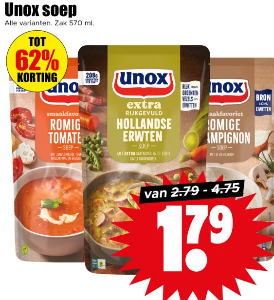Aanbieding: Unox soep