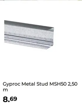 Aanbieding: Gyproc Metal Stud MSH50 2,5 m