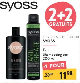 Offre: Shampooing sec