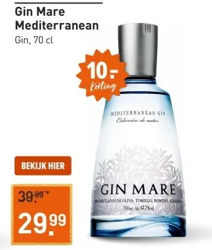 Aanbieding: Gin Mare Mediterranean