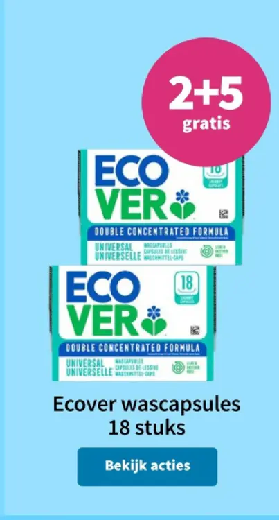 Aanbieding: Ecover wascapsules