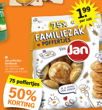 Aanbieding: Jan poffertjes familiezak