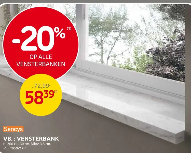 Promotie: Vensterbank
