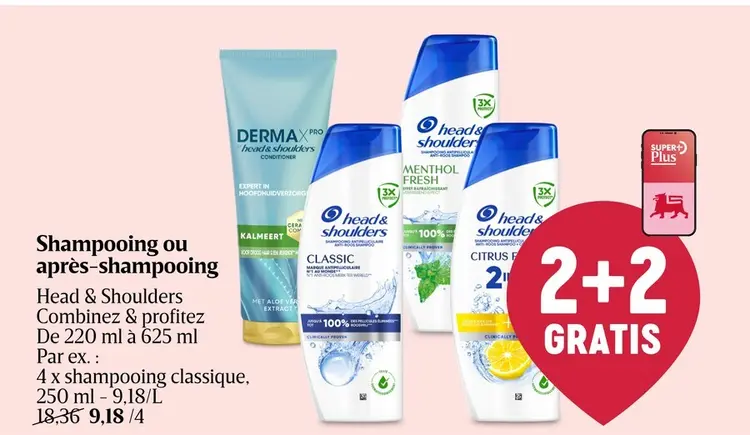 Offre: Shampooing ou après-shampooing