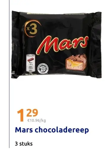 Aanbieding: Mars chocoladereep
