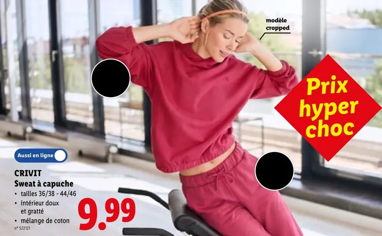 Offre: Sweat à capuche