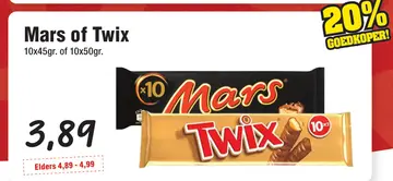 Aanbieding: Mars of Twix