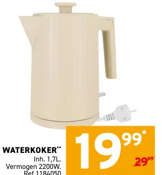 Promotie: Waterkoker