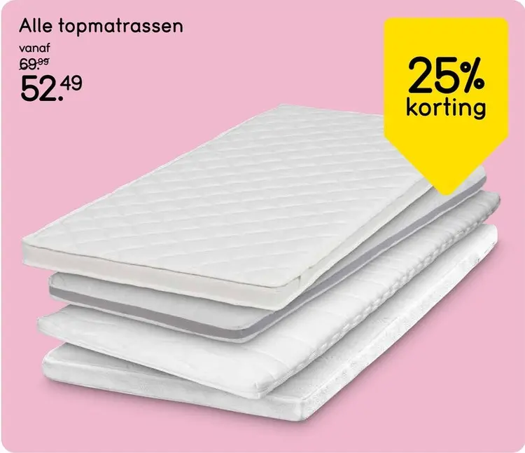 Promotie: Topmatrassen