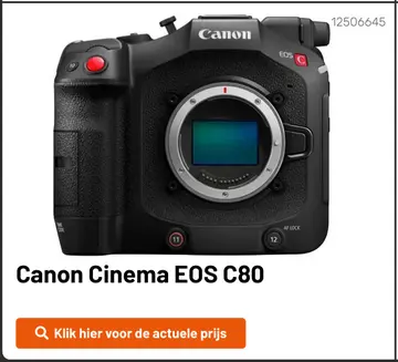 Aanbieding: Canon Cinema EOS C80