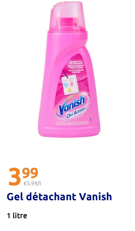 Offre: Gel détachant Vanish