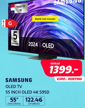 Aanbieding: Samsung 55 INCH OLED 4K S95D (2024)