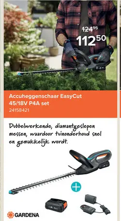 Promotie: Accuheggenschaar EasyCut
