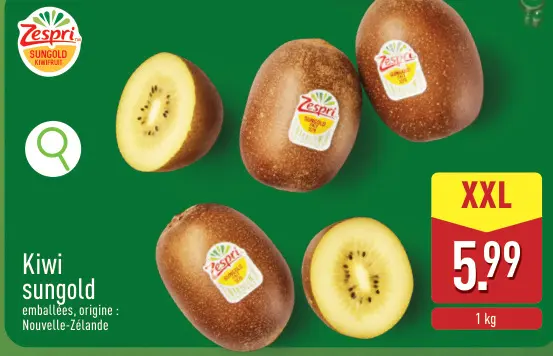 Offre: Kiwi sungold