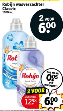 Aanbieding: Robijn wasverzachter Classic