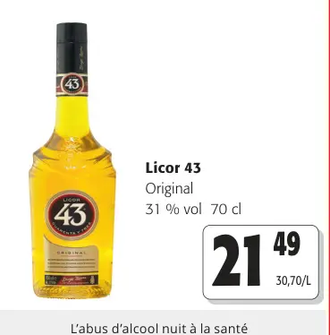 Offre: Licor 43