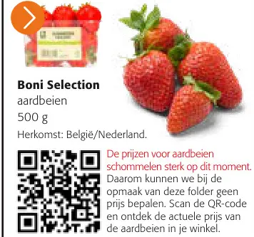 Promotie: aardbeien