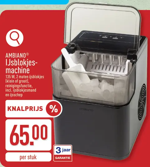 Promotie: IJsblokjesmachine
