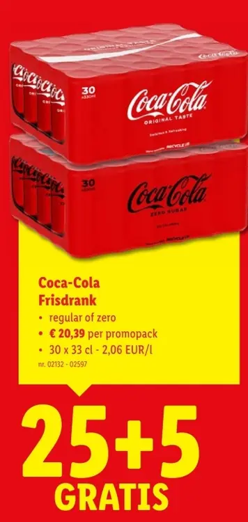 Promotie: Coca-Cola Frisdrank