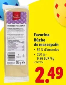 Offre: Bûche de massepain