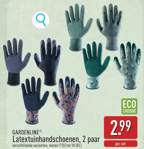 Promotie: Latextuinhandschoenen
