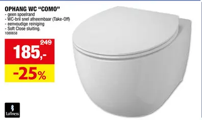 Aanbieding: Lafiness Rim-Como ophang-WC