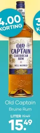Aanbieding: Old Captain Bruine Rum